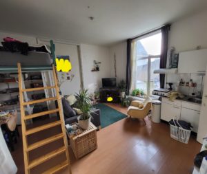 Te huur: zelfstandige studio St. Annastraat Nijmegen.